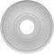 Ekena Millwork Berkshire Thermoformed PVC Ceiling Medallion (Fits Canopies up to 5 3/4"), 13"OD x 3 1/2"ID x 3/4"P CMP13BE - alternate 2